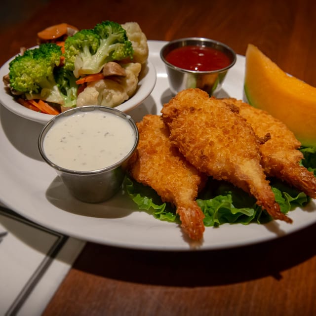 Golden Brown Jumbo Shrimp.